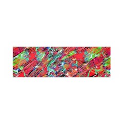 Expressive Abstract Grunge Satin Scarf (oblong)