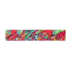 Expressive Abstract Grunge Flano Scarf (mini)