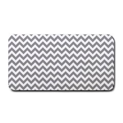 Medium Grey & White Zigzag Pattern Medium Bar Mat by Zandiepants