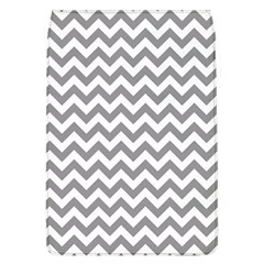 Medium Grey & White Zigzag Pattern Removable Flap Cover (l) by Zandiepants