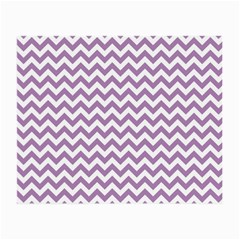 Lilac Purple & White Zigzag Pattern Small Glasses Cloth by Zandiepants