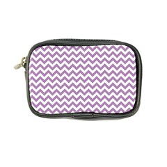 Lilac Purple & White Zigzag Pattern Coin Purse by Zandiepants