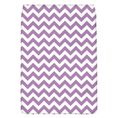 Lilac Purple & White Zigzag Pattern Removable Flap Cover (l) by Zandiepants