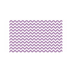 Lilac Purple & White Zigzag Pattern Satin Wrap by Zandiepants