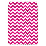 Hot Pink & White Zigzag Pattern Removable Flap Cover (L) Front