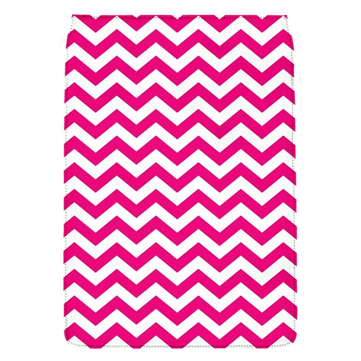 Hot Pink & White Zigzag Pattern Removable Flap Cover (S)