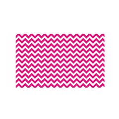 Hot Pink & White Zigzag Pattern Satin Wrap