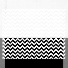 Black & White Zigzag Pattern Jigsaw Puzzle (rectangular) by Zandiepants