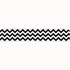 Black & White Zigzag Pattern Small Bar Mat