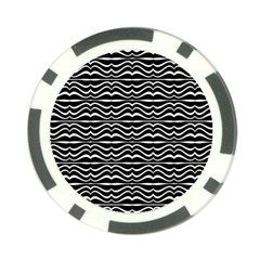 Modern Zebra Pattern Poker Chip Card Guards