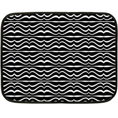 Modern Zebra Pattern Fleece Blanket (Mini)