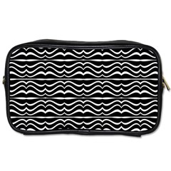 Modern Zebra Pattern Toiletries Bags