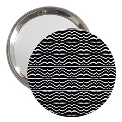 Modern Zebra Pattern 3  Handbag Mirrors