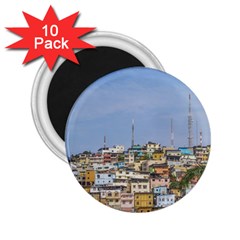 Cerro Santa Ana Guayaquil Ecuador 2 25  Magnets (10 Pack) 