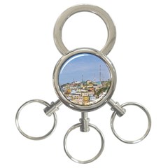 Cerro Santa Ana Guayaquil Ecuador 3-ring Key Chains by dflcprints