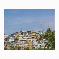 Cerro Santa Ana Guayaquil Ecuador Small Glasses Cloth by dflcprints