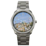 Cerro Santa Ana Guayaquil Ecuador Sport Metal Watch Front