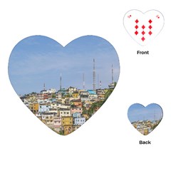 Cerro Santa Ana Guayaquil Ecuador Playing Cards (heart)  by dflcprints