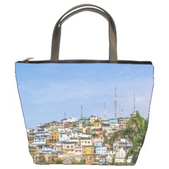 Cerro Santa Ana Guayaquil Ecuador Bucket Bags by dflcprints