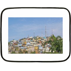 Cerro Santa Ana Guayaquil Ecuador Fleece Blanket (mini) by dflcprints