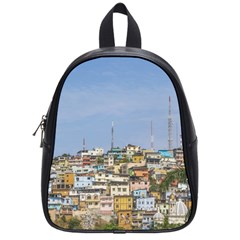 Cerro Santa Ana Guayaquil Ecuador School Bags (small)  by dflcprints