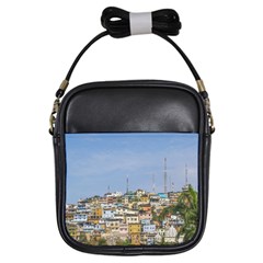 Cerro Santa Ana Guayaquil Ecuador Girls Sling Bags by dflcprints