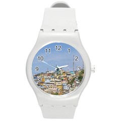 Cerro Santa Ana Guayaquil Ecuador Round Plastic Sport Watch (m) by dflcprints