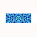 Blue Sea Jewel Mandala Large Bar Mat 32 x8.5  Bar Mat