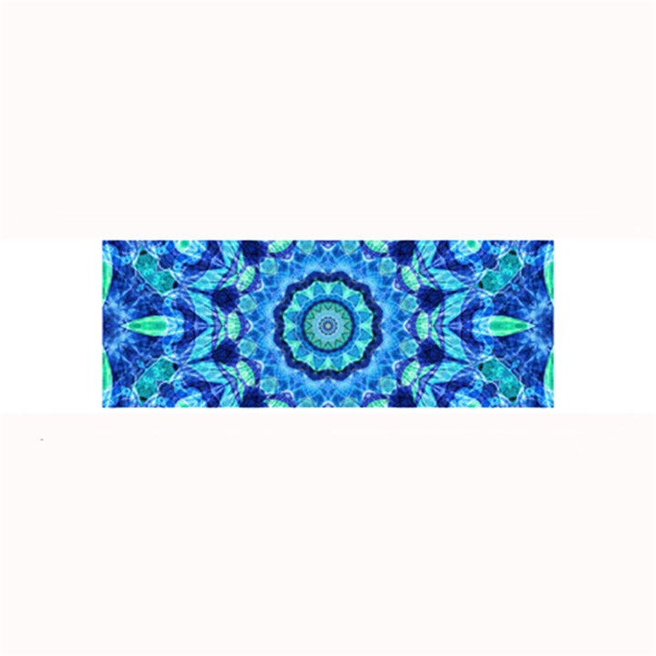 Blue Sea Jewel Mandala Large Bar Mat