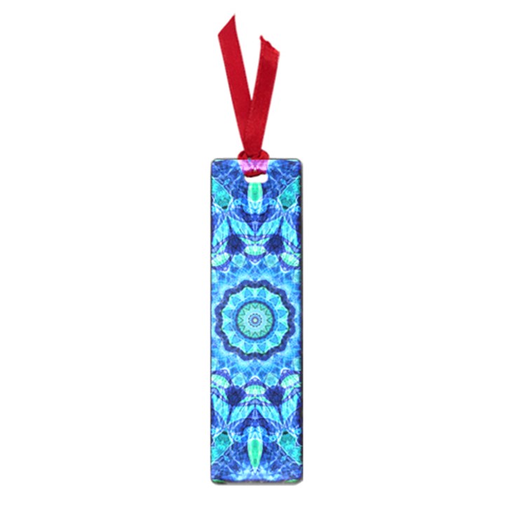 Blue Sea Jewel Mandala Small Book Mark