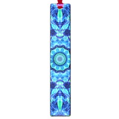 Blue Sea Jewel Mandala Large Book Mark