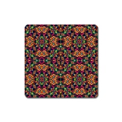 Luxury Boho Baroque Square Magnet by dflcprints