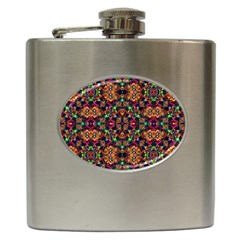 Luxury Boho Baroque Hip Flask (6 Oz) by dflcprints