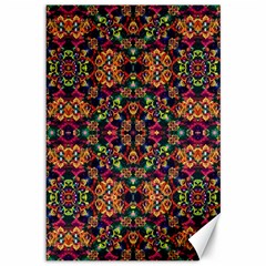 Luxury Boho Baroque Canvas 12  X 18   by dflcprints