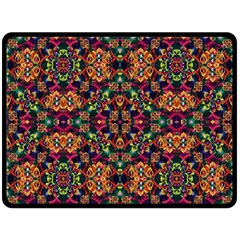 Luxury Boho Baroque Fleece Blanket (large) 