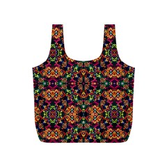 Luxury Boho Baroque Full Print Recycle Bags (s) 