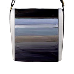 Pompey Beach Flap Messenger Bag (l)  by DeneWestUK