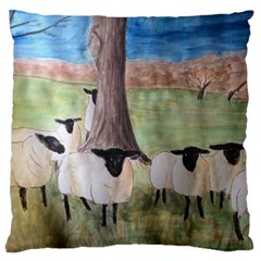 Counting Sheep Standard Flano Cushion Case (Two Sides)