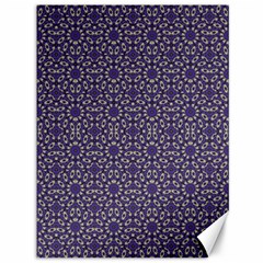 Stylized Floral Check Canvas 36  X 48   by dflcprints