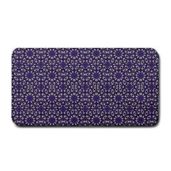 Stylized Floral Check Medium Bar Mats