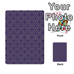 Stylized Floral Check Multi-purpose Cards (rectangle)  by dflcprints