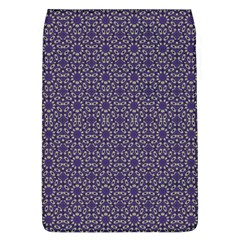 Stylized Floral Check Flap Covers (l)  by dflcprints