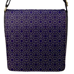 Stylized Floral Check Flap Messenger Bag (s) by dflcprints