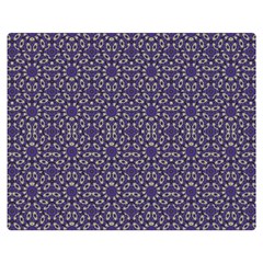 Stylized Floral Check Double Sided Flano Blanket (medium) 