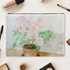 Watercolour Azalea Cosmetic Bag (xl) by DeneWestUK