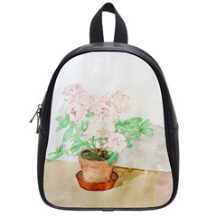 Watercolour Azalea School Bags (small)  by DeneWestUK