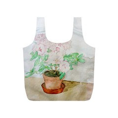 Watercolour Azalea Full Print Recycle Bags (s) 