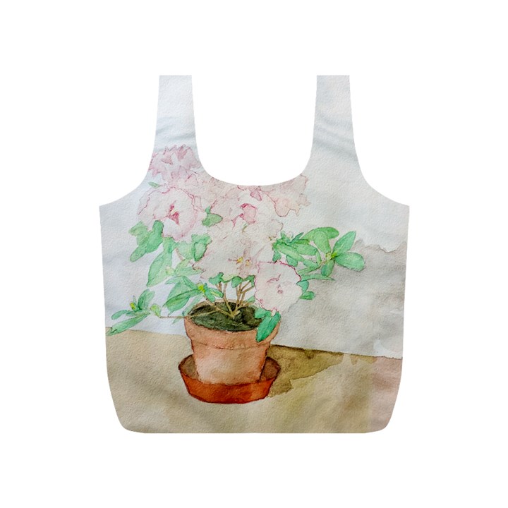 Watercolour Azalea Full Print Recycle Bags (S) 