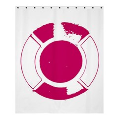 Pompey Lifesaver Shower Curtain 60  X 72  (medium)  by DeneWestUK