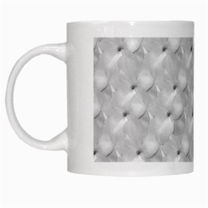 Ditsy Flowers Collage White Mugs